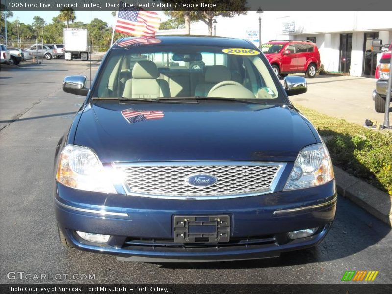 Dark Blue Pearl Metallic / Pebble Beige 2006 Ford Five Hundred Limited
