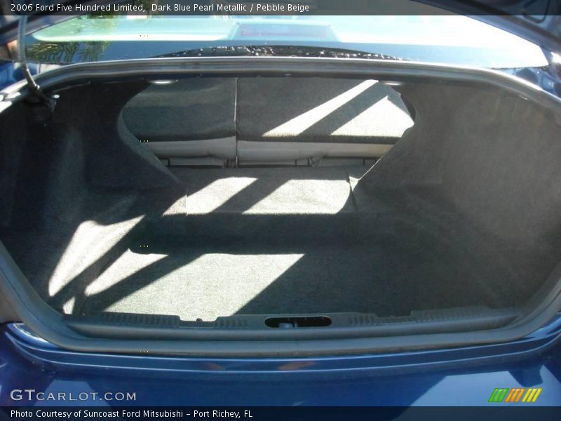 Dark Blue Pearl Metallic / Pebble Beige 2006 Ford Five Hundred Limited