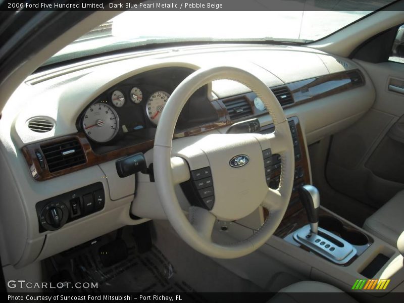 Dark Blue Pearl Metallic / Pebble Beige 2006 Ford Five Hundred Limited