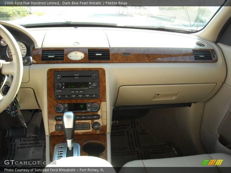 Dark Blue Pearl Metallic / Pebble Beige 2006 Ford Five Hundred Limited