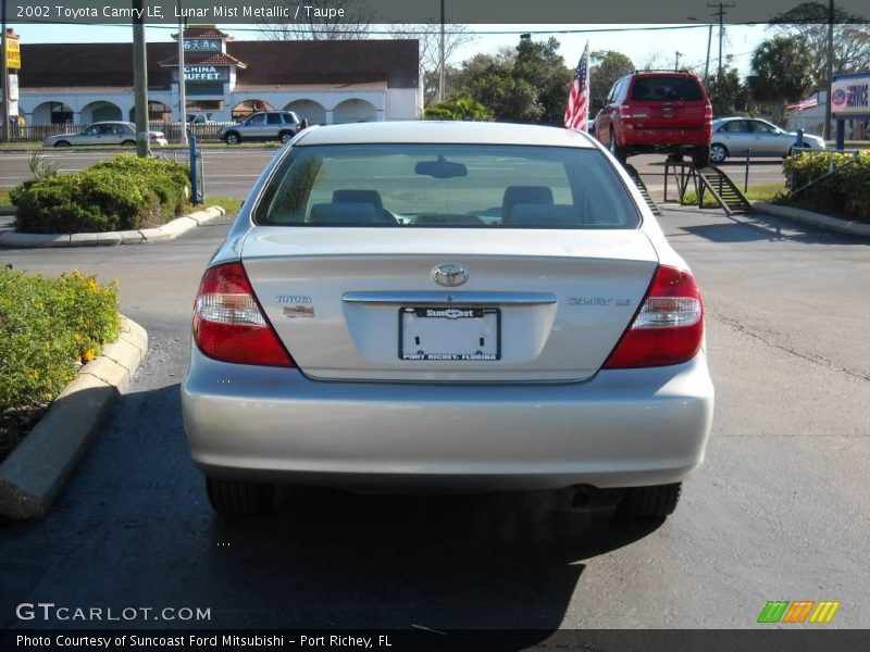 Lunar Mist Metallic / Taupe 2002 Toyota Camry LE