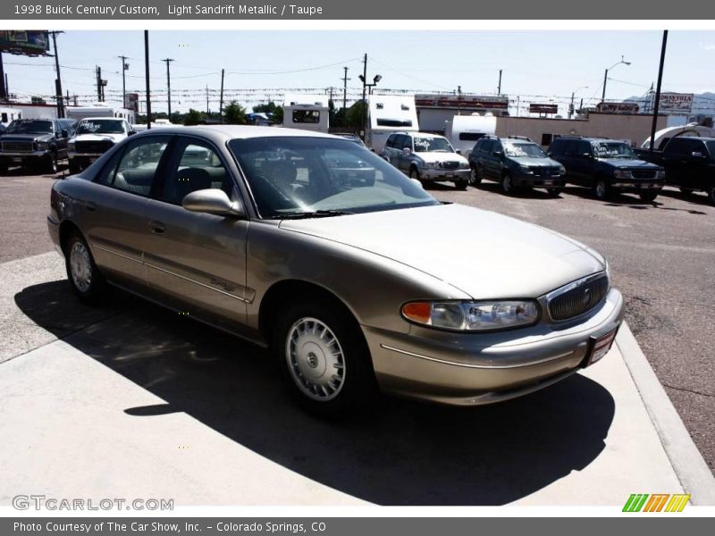 Light Sandrift Metallic / Taupe 1998 Buick Century Custom