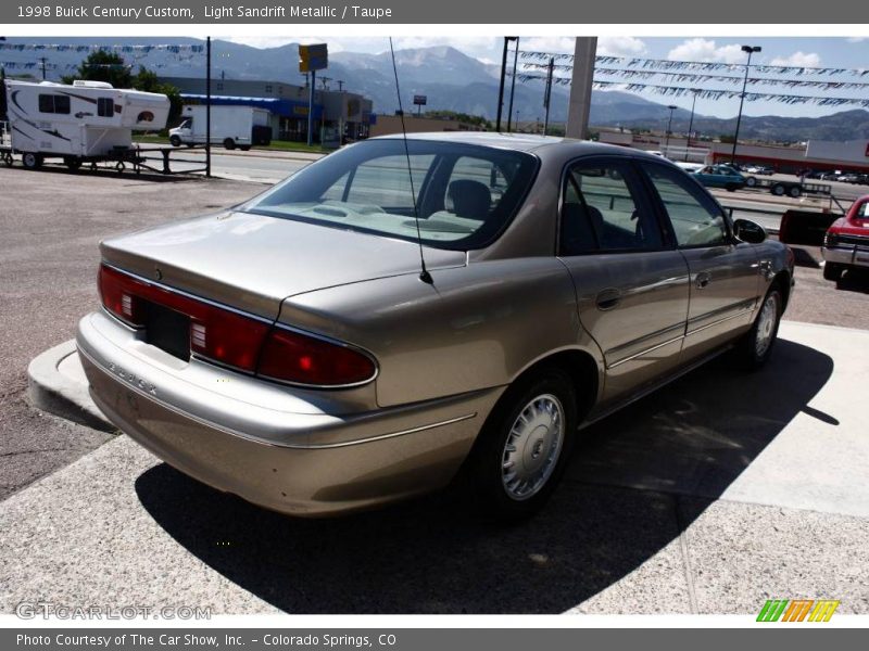 Light Sandrift Metallic / Taupe 1998 Buick Century Custom