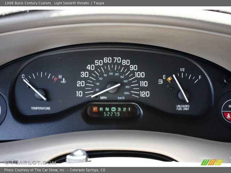 Light Sandrift Metallic / Taupe 1998 Buick Century Custom