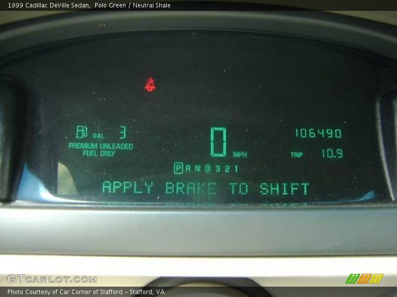Polo Green / Neutral Shale 1999 Cadillac DeVille Sedan