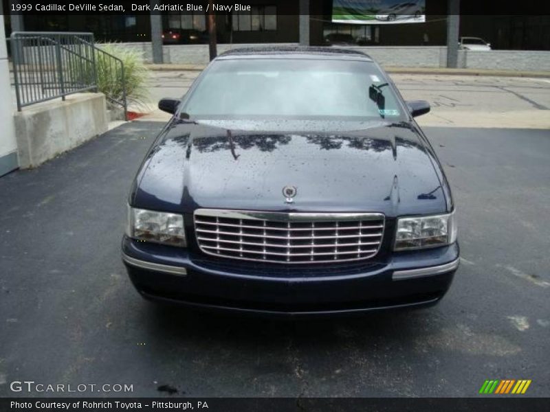 Dark Adriatic Blue / Navy Blue 1999 Cadillac DeVille Sedan