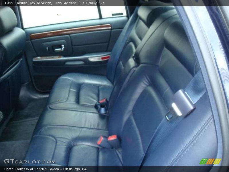 Dark Adriatic Blue / Navy Blue 1999 Cadillac DeVille Sedan
