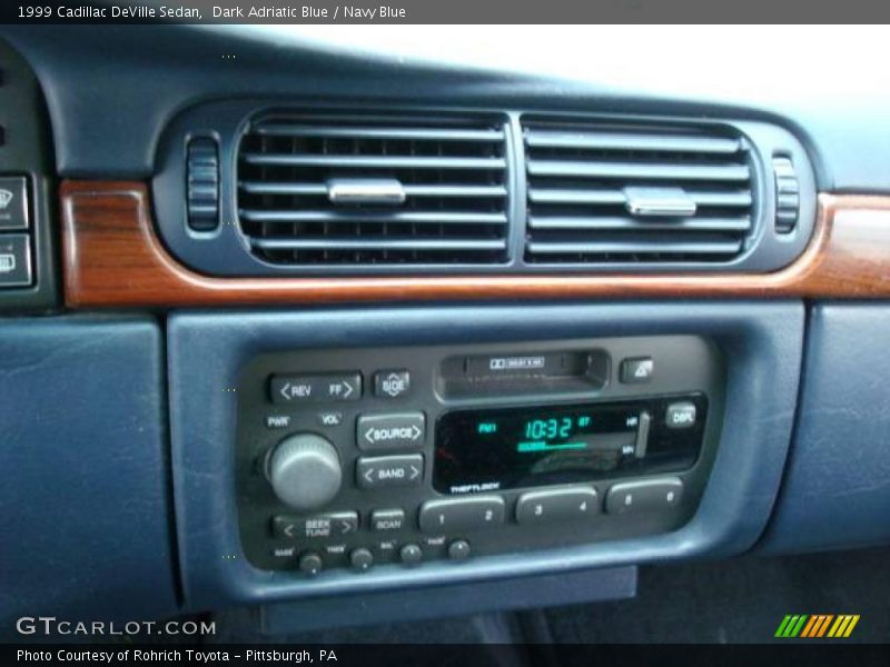 Dark Adriatic Blue / Navy Blue 1999 Cadillac DeVille Sedan