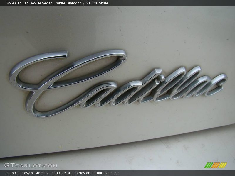 White Diamond / Neutral Shale 1999 Cadillac DeVille Sedan