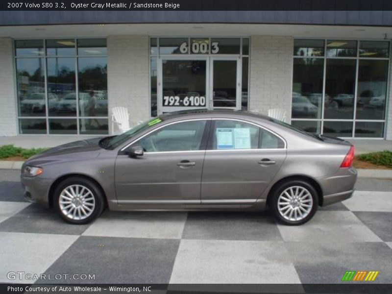 Oyster Gray Metallic / Sandstone Beige 2007 Volvo S80 3.2