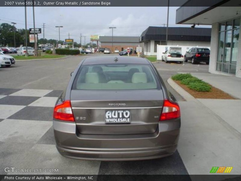 Oyster Gray Metallic / Sandstone Beige 2007 Volvo S80 3.2