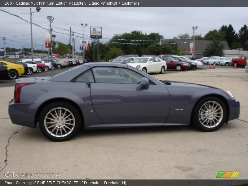 Liquid Amethyst / Cashmere 2007 Cadillac XLR Platinum Edition Roadster