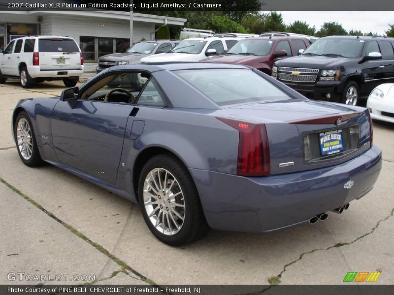 Liquid Amethyst / Cashmere 2007 Cadillac XLR Platinum Edition Roadster