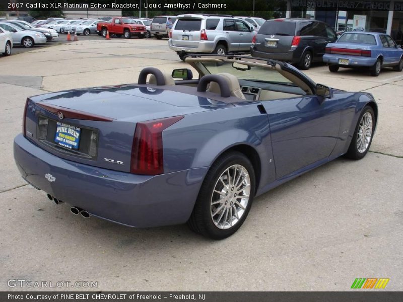 Liquid Amethyst / Cashmere 2007 Cadillac XLR Platinum Edition Roadster