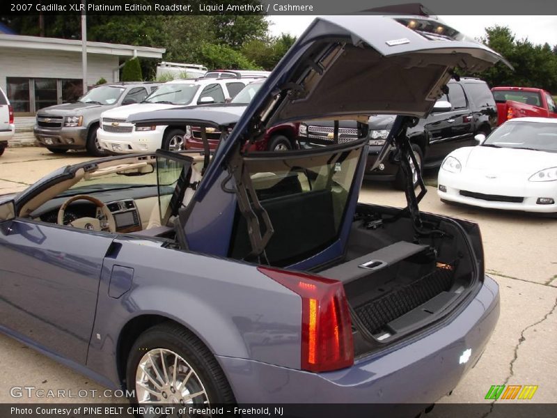 Liquid Amethyst / Cashmere 2007 Cadillac XLR Platinum Edition Roadster