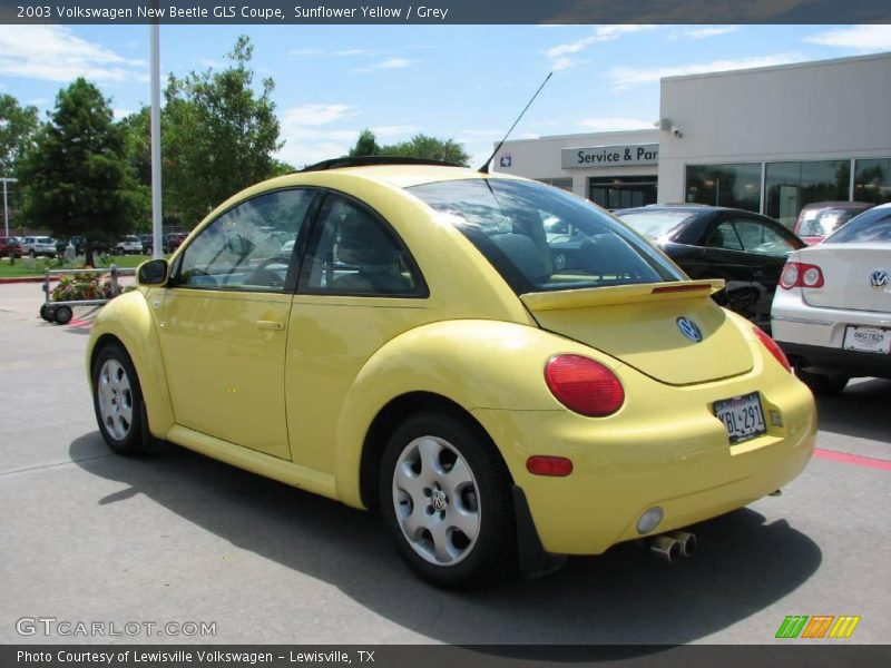 Sunflower Yellow / Grey 2003 Volkswagen New Beetle GLS Coupe