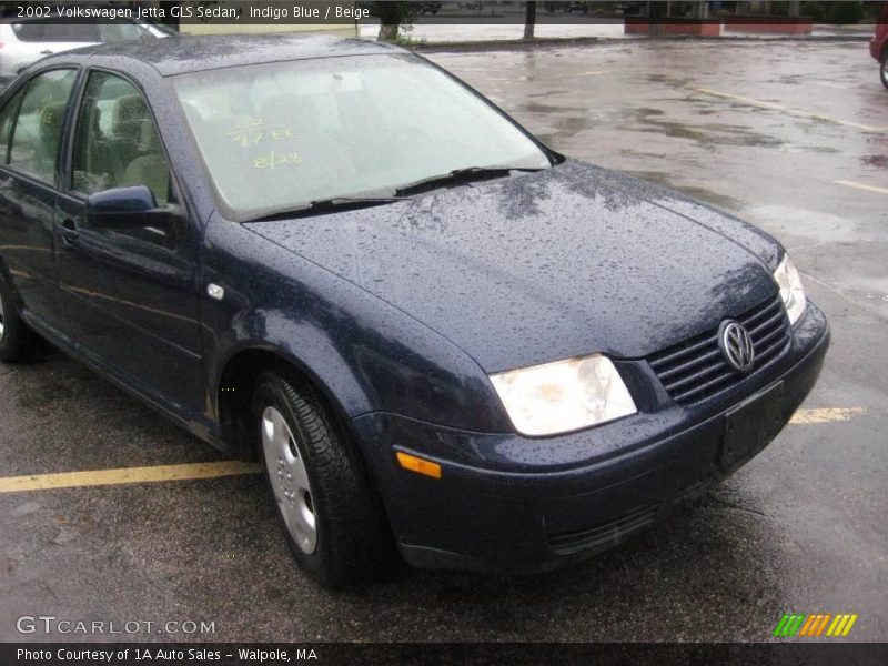 Indigo Blue / Beige 2002 Volkswagen Jetta GLS Sedan