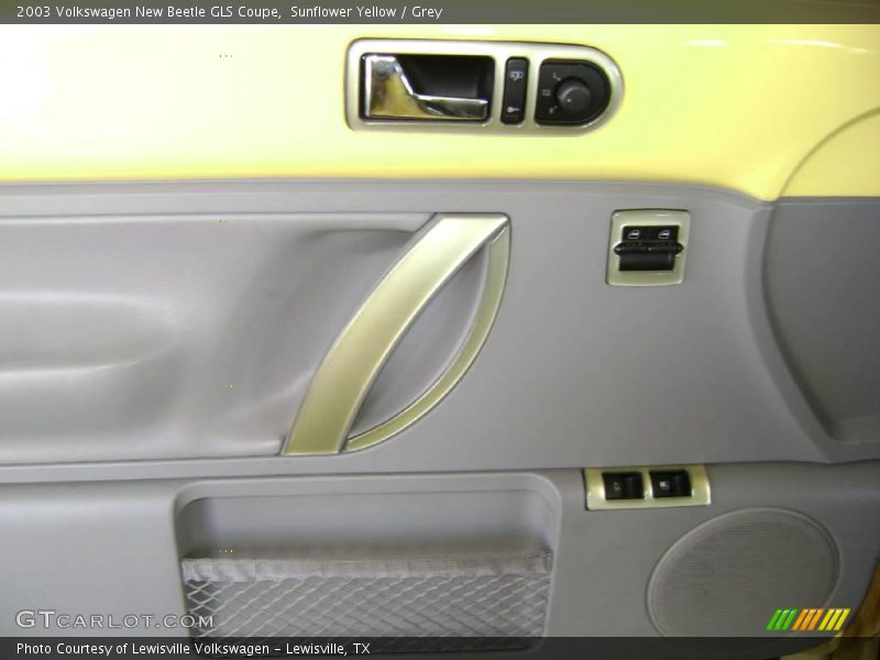 Sunflower Yellow / Grey 2003 Volkswagen New Beetle GLS Coupe