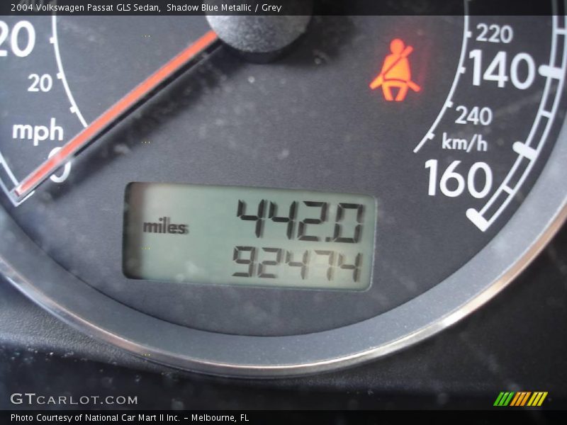 Shadow Blue Metallic / Grey 2004 Volkswagen Passat GLS Sedan