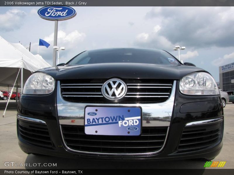 Black / Grey 2006 Volkswagen Jetta TDI Sedan