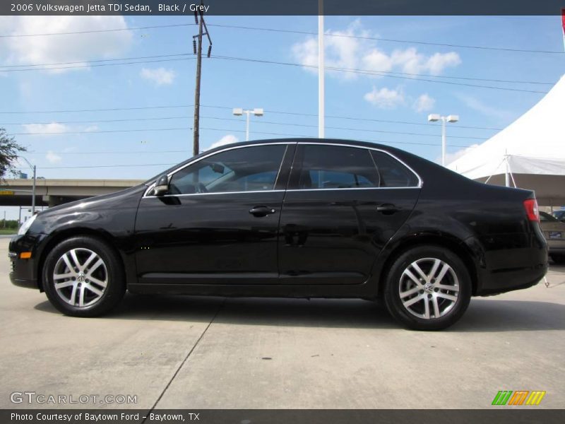 Black / Grey 2006 Volkswagen Jetta TDI Sedan