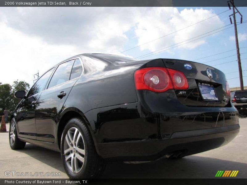 Black / Grey 2006 Volkswagen Jetta TDI Sedan