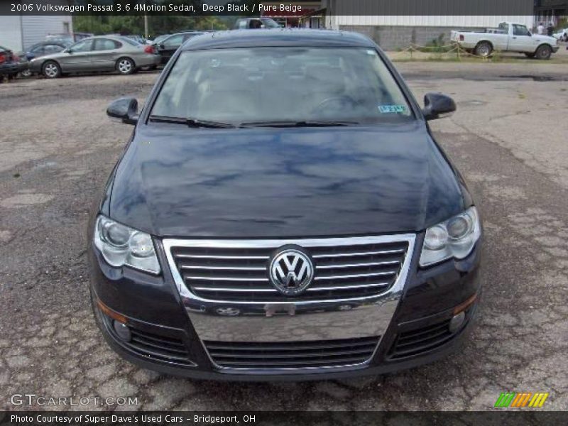 Deep Black / Pure Beige 2006 Volkswagen Passat 3.6 4Motion Sedan