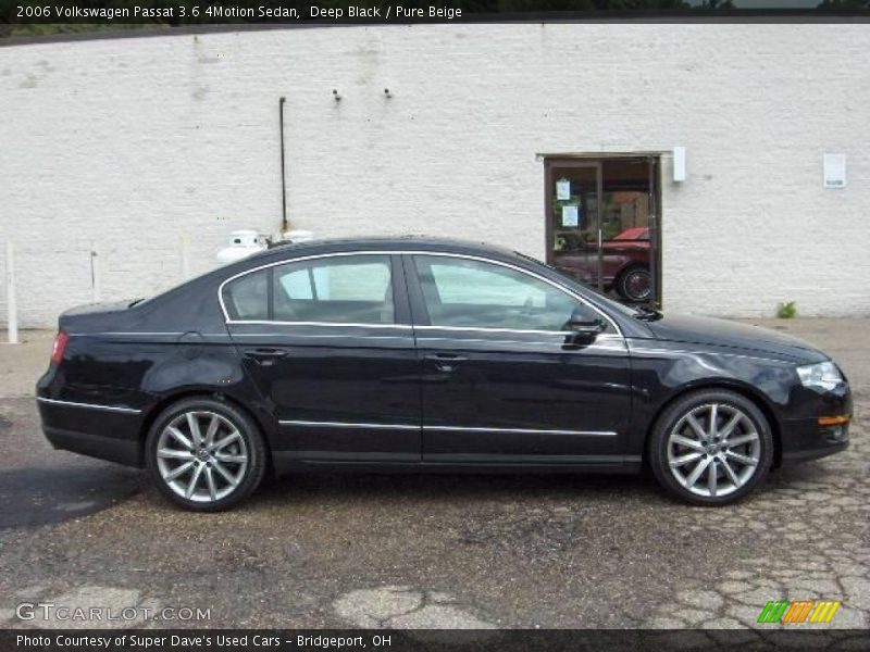 Deep Black / Pure Beige 2006 Volkswagen Passat 3.6 4Motion Sedan