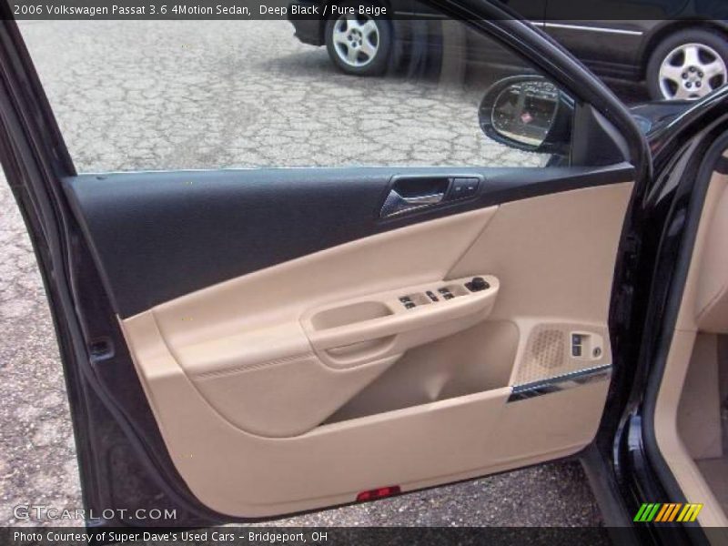 Deep Black / Pure Beige 2006 Volkswagen Passat 3.6 4Motion Sedan