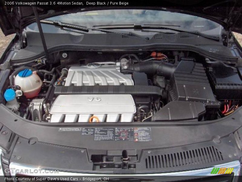 Deep Black / Pure Beige 2006 Volkswagen Passat 3.6 4Motion Sedan