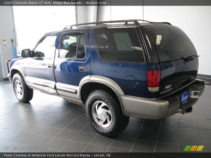 Indigo Blue Metallic / Medium Gray 2000 Chevrolet Blazer LT 4x4