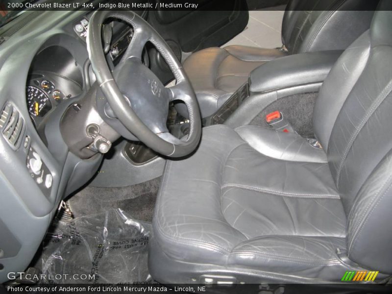 Indigo Blue Metallic / Medium Gray 2000 Chevrolet Blazer LT 4x4