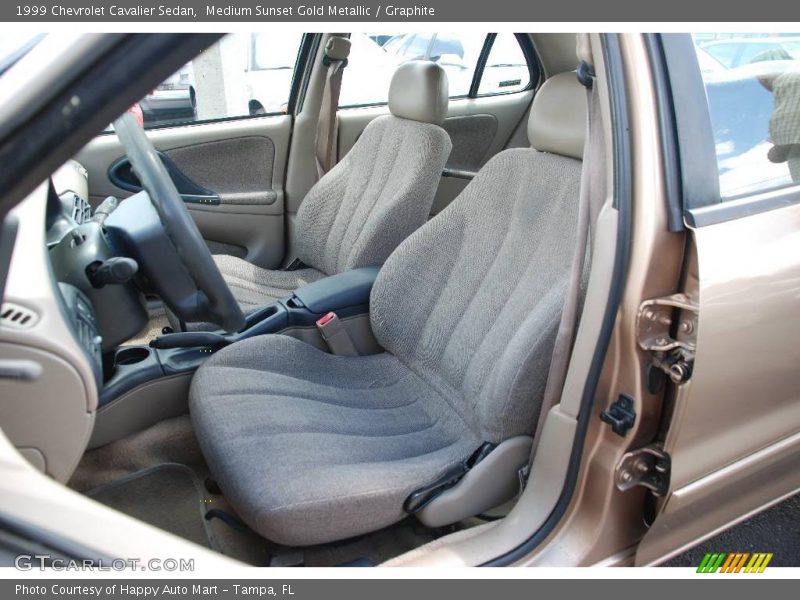 Medium Sunset Gold Metallic / Graphite 1999 Chevrolet Cavalier Sedan