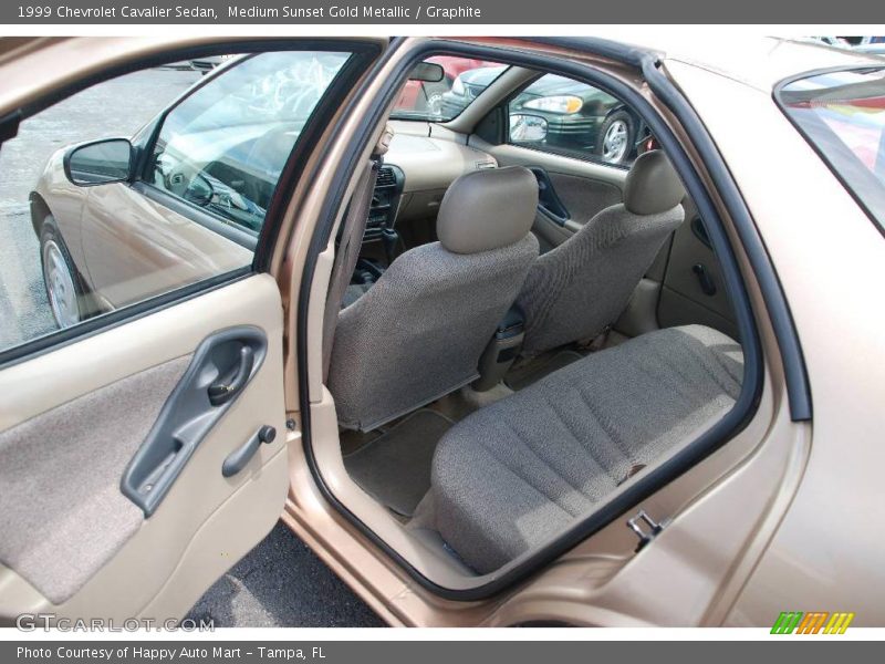 Medium Sunset Gold Metallic / Graphite 1999 Chevrolet Cavalier Sedan