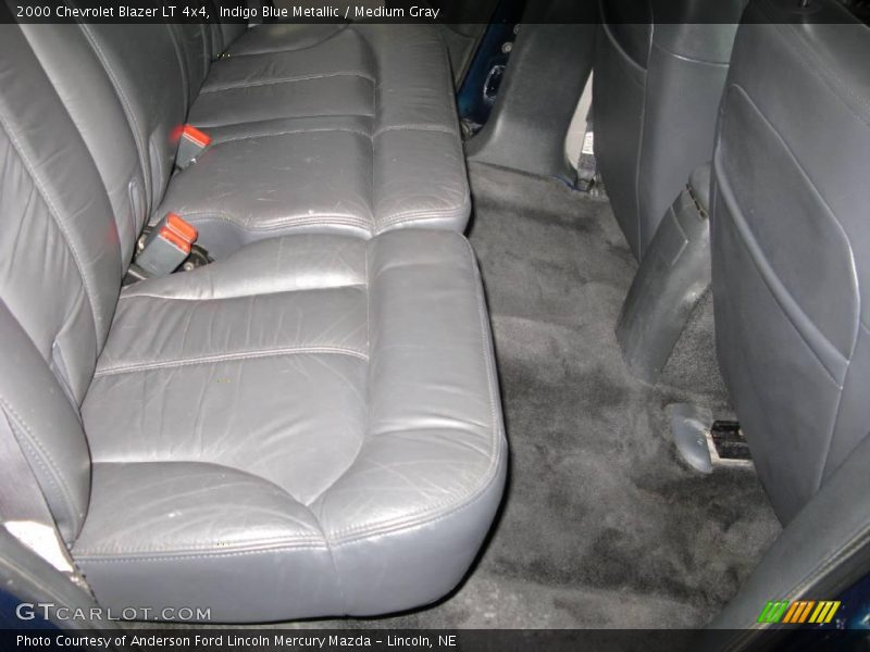 Indigo Blue Metallic / Medium Gray 2000 Chevrolet Blazer LT 4x4