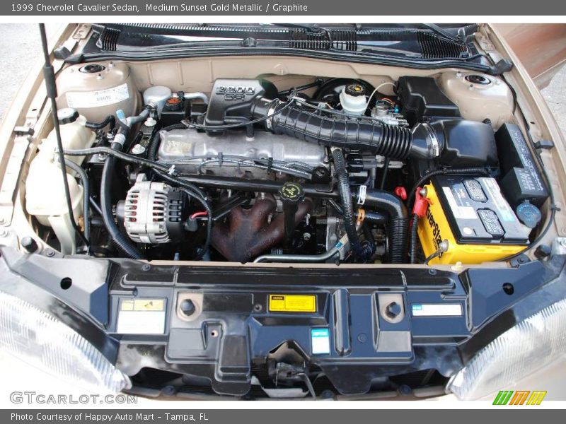 Medium Sunset Gold Metallic / Graphite 1999 Chevrolet Cavalier Sedan