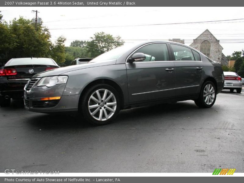 United Grey Metallic / Black 2007 Volkswagen Passat 3.6 4Motion Sedan