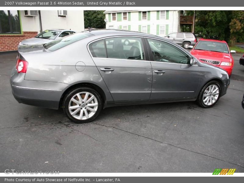 United Grey Metallic / Black 2007 Volkswagen Passat 3.6 4Motion Sedan