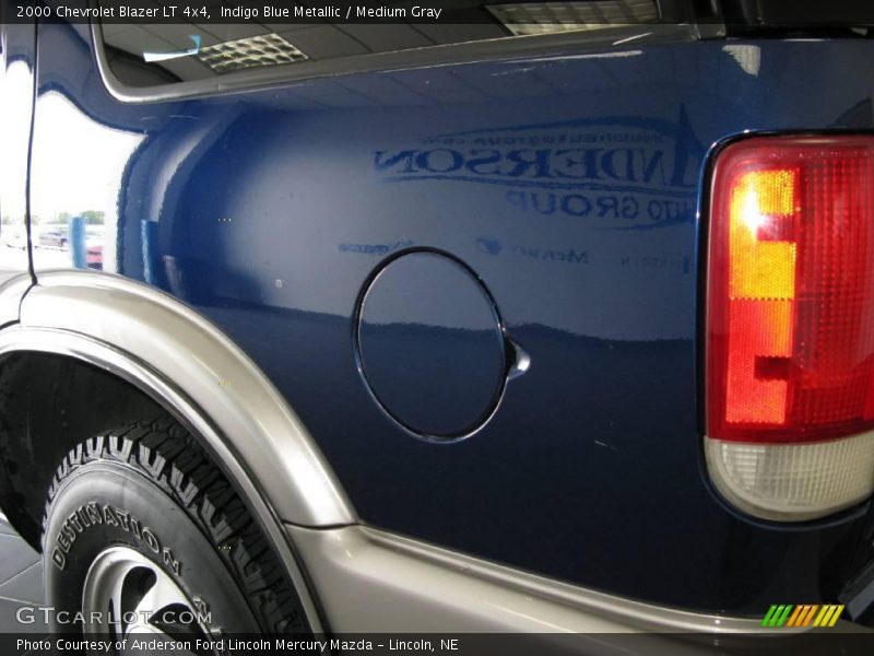 Indigo Blue Metallic / Medium Gray 2000 Chevrolet Blazer LT 4x4