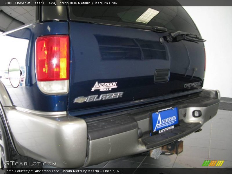 Indigo Blue Metallic / Medium Gray 2000 Chevrolet Blazer LT 4x4