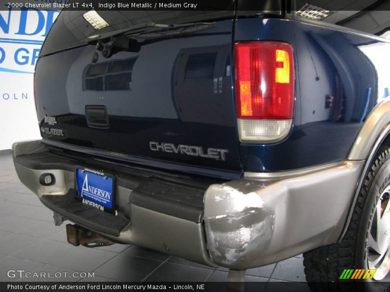 Indigo Blue Metallic / Medium Gray 2000 Chevrolet Blazer LT 4x4