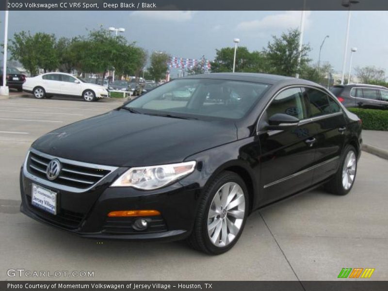 Deep Black / Black 2009 Volkswagen CC VR6 Sport