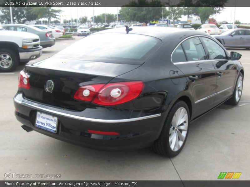 Deep Black / Black 2009 Volkswagen CC VR6 Sport