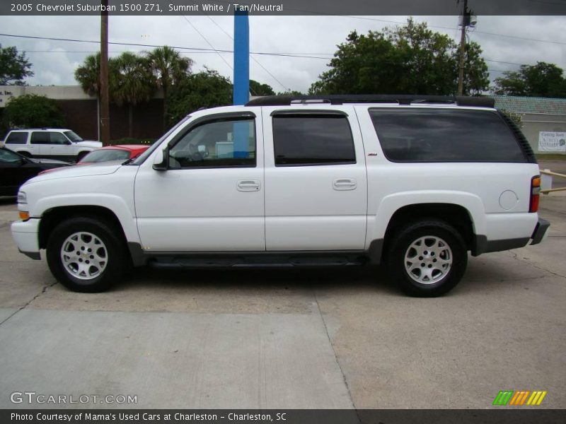 Summit White / Tan/Neutral 2005 Chevrolet Suburban 1500 Z71