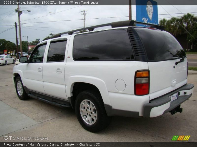 Summit White / Tan/Neutral 2005 Chevrolet Suburban 1500 Z71