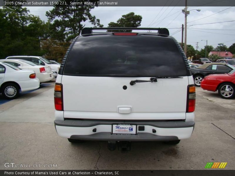Summit White / Tan/Neutral 2005 Chevrolet Suburban 1500 Z71