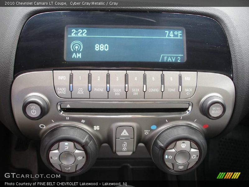 Cyber Gray Metallic / Gray 2010 Chevrolet Camaro LT Coupe