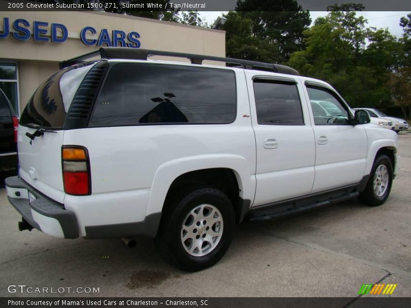 Summit White / Tan/Neutral 2005 Chevrolet Suburban 1500 Z71