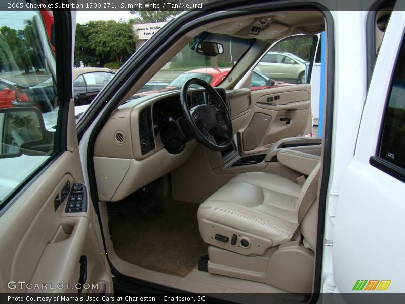 Summit White / Tan/Neutral 2005 Chevrolet Suburban 1500 Z71