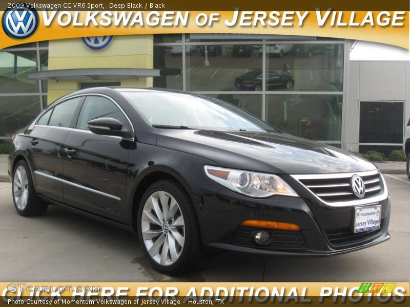 Deep Black / Black 2009 Volkswagen CC VR6 Sport